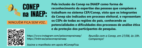 Pela Inclusão da CONEP na INAEP